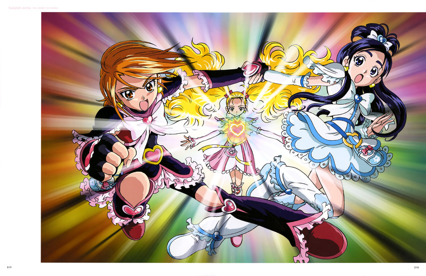 bike_shorts dress futari_wa_pretty_cure heels pretty_cure