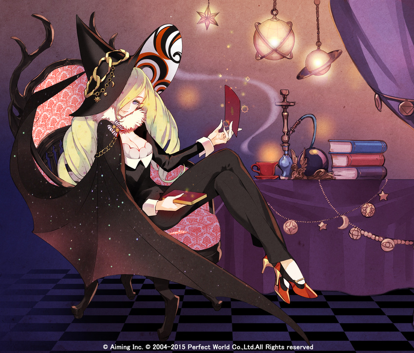 cleavage gin_(oyoyo) heels perfect_world witch