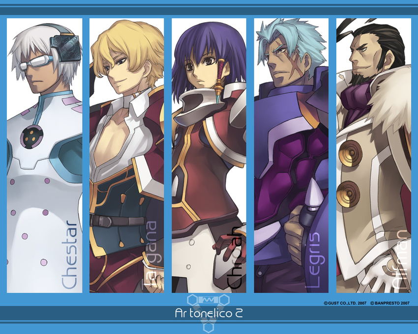 alfman_uranous ar_tonelico ar_tonelico_2 chester_lu_whinoah croix_batel leglius_branchesca targana