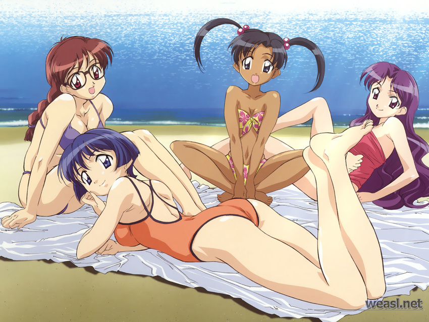 ai_yori_aoshi minazuki_chika minazuki_taeko miyuki_mayu sakuraba_aoi swimsuit