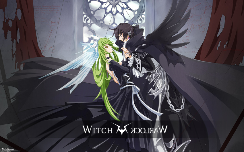 c.c. church code_geass dance lelouch warlock witch