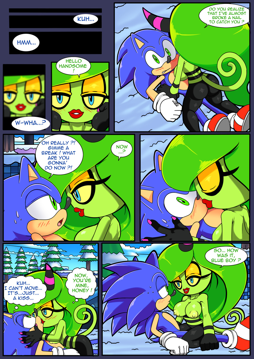 anthro big_breasts breasts comic dreamcastzx1 female hedgehog mammal raianonzika sonic_(series) sonic_the_hedgehog video_games zeena