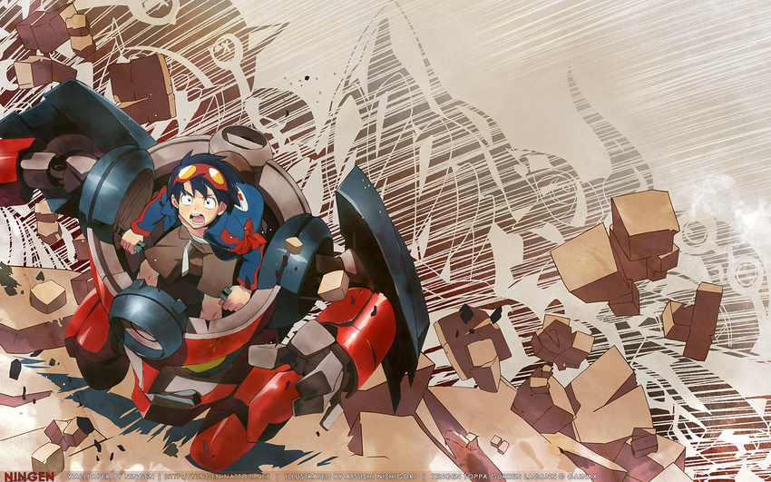 gainax ganmen mecha robot simon tengen_toppa_gurren_lagann