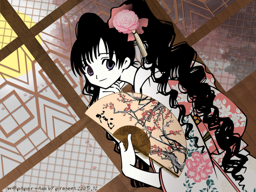 clamp japanese_clothes kimono kunogi_himawari xxxholic