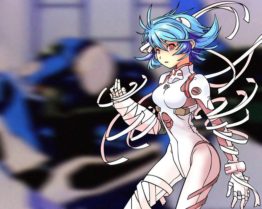 ayanami_rei bandage gainax neon_genesis_evangelion plugsuit