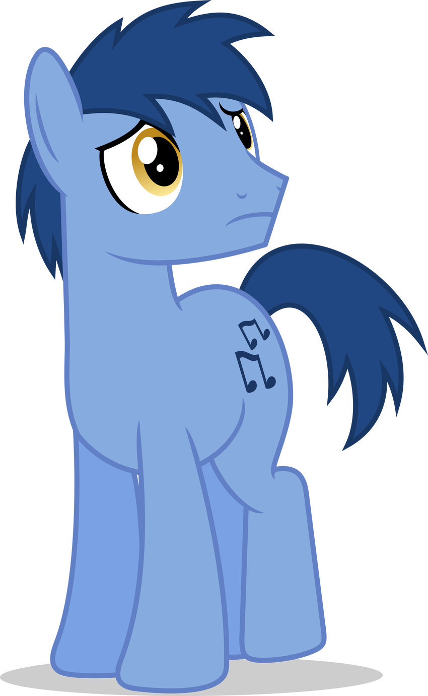 absurd_res alpha_channel cutie_mark equine feral hi_res horse luckreza8_(artist) mammal musical_note my_little_pony noteworthy_(mlp) pony simple_background superabsurd_res transparent_background worried yellow_eyes