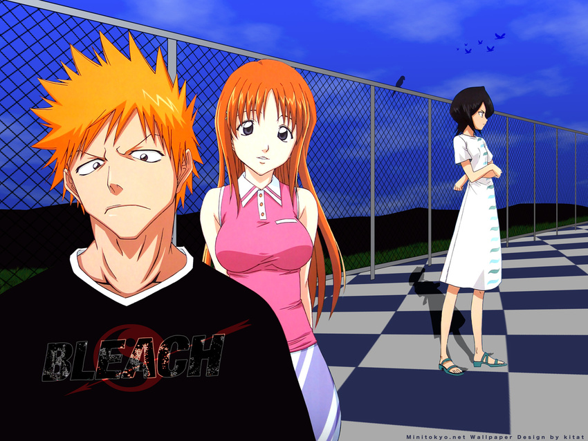 bleach inoue_orihime kuchiki_rukia kurosaki_ichigo tagme