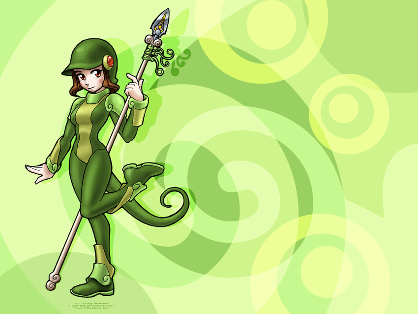green juzo-kun linux os-tan spear suse