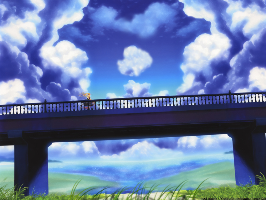 air bridge clouds kamio_misuzu sky tagme