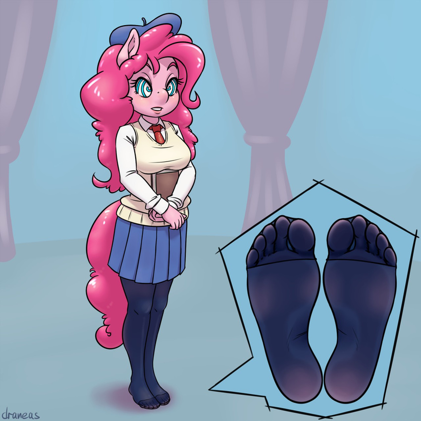 anthro brainwashing clothing draneas equine feet food friendship_is_magic horse hosiery hypnosis invalid_tag legwear mammal mind_control my_little_pony nylon pantyhose pinkie_pie_(mlp) pony tights uniform