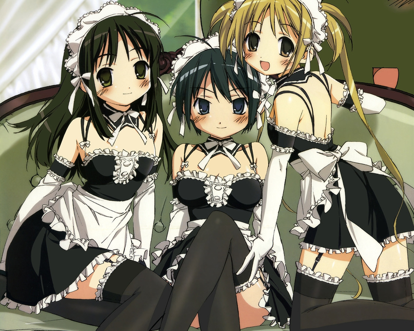 kore_ga_watashi_no_goshujin-sama kurauchi_anna maid sawatari_izumi sawatari_mitsuki