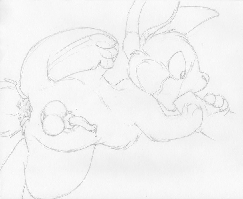 absurd_res anthro anus barefoot cub disembodied_penis duo fellatio gaping gaping_anus greyscale hi_res holding_penis jamie_(mizzyam) lagomorph line_art lying male mammal mizzyam monochrome nude on_side oral oral_penetration pencil_(artwork) penetration penis rabbit sex side_view size_difference solo_focus spread_anus spread_legs spreader_toy spreading tears traditional_media_(artwork) young