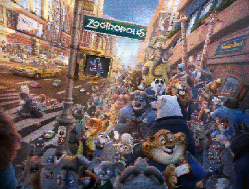 absolutely_everyone absurd_res amazing_background antelope anthro armadillo bear beaver benjamin_clawhauser black_panther bob_trumpet bonnie_hopps bovine buffalo building camel camelid canine cape_buffalo caprine car cellphone cervine cheetah chief_bogo city clothed clothing coffee_cup crowd david_koalabell dawn_bellwether day deer detailed_background dharma_armadillo disney donkey doug_ramses duke_weaselton elephant emmitt_otterton equine everyone eyewear feline fennec finnick flash_slothmore food fox frantic_pig fru_fru gazelle gazelle_(zootopia) gideon_grey giraffe glasses gnu group hi_res high-angle_view holding_object holding_phone judy_hopps koala koslov kotorbird lagomorph larry_(zootopia) lemming leodore_lionheart lion mammal marsupial michael_tanuyama mickey_mouse moose mouse mr._big mrs._otterton mustelid nangi naturalist_panther newspaper nick_wilde officer_mchorn official_art oryx otter outside panda panther parody peter_moosebridge phone pie pig polar_bear police_uniform popsicle porcine porcupine poster rabbit renato_manchas rhinoceros rodent sheep shrew sky sloth squirrel street stripper_tiger_(zootopia) stu_hopps suit tanuki taxi text the_gerbil_jerks tiger toy traffic_light uniform vehicle weasel wolf wreck-it_ralph yak yax zebra zootopia