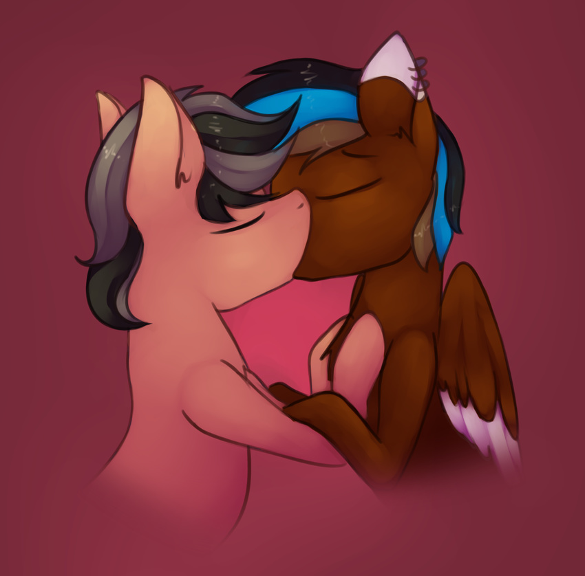 coco equine fan_character gizmo horse kissing male male/male mammal marsminer my_little_pony pony