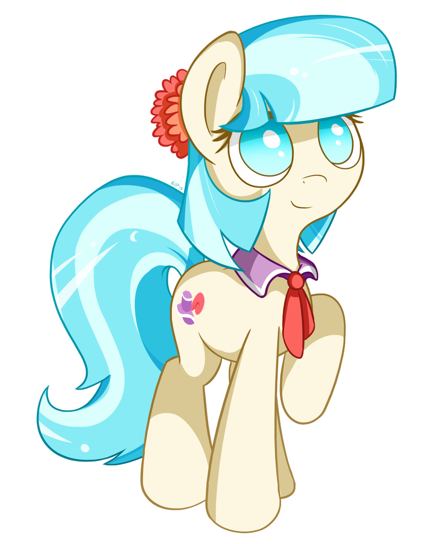 2015 alpha_channel blue_eyes blue_hair coco_pommel_(mlp) cutie_mark earth_pony equine eyelashes feral flamevulture17 friendship_is_magic hair hooves horse mammal my_little_pony pony simple_background smile solo standing transparent_background