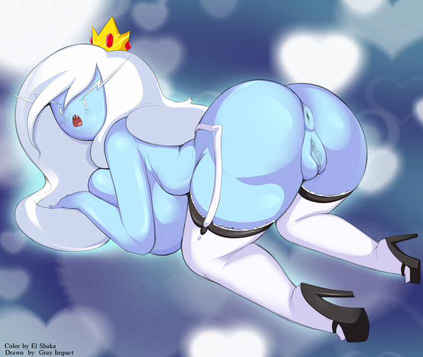 adventure_time cartoon_network el_shaka gray_impact ice_queen