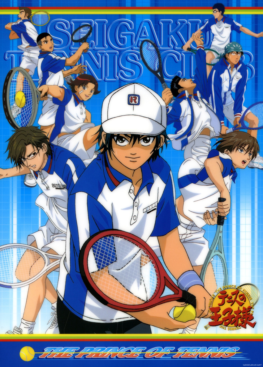 echizen_ryoma fuji_shuusuke kaoru_kaidoh kawamura_takashi kikumaru_eiji male megane oishi_shuuichiro prince_of_tennis sadaharu_inu tezuka_kunimitsu