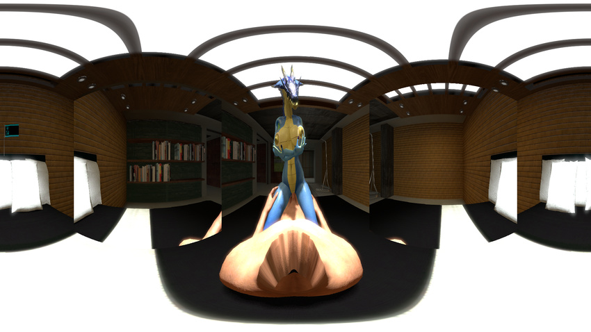 360_image 3d_(artwork) bed capcom cowgirl_position digital_media_(artwork) female first_person_view human lagiacrus mammal monster_hunter on_top penis pillow pussy sex shelf transfatasshat video_games