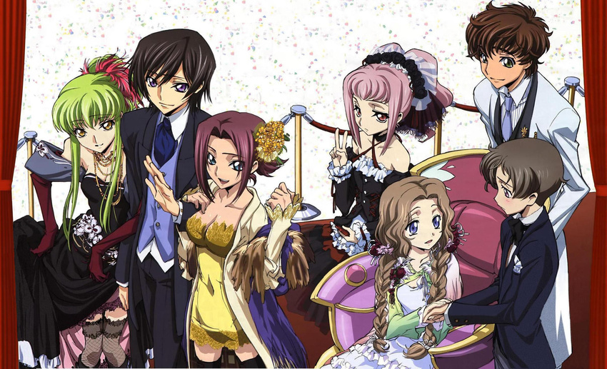 anya_alstreim cc code_geass kallen_stadtfeld kururugi_suzaku lelouch_lamperouge nunnally_lamperouge rollo_lamperouge