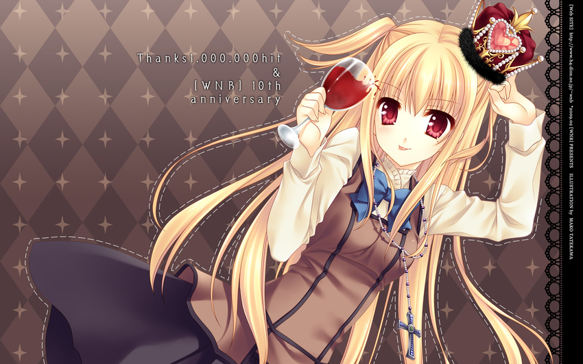 blonde_hair male maria_holic red_eyes shidou_mariya tatekawa_mako trap