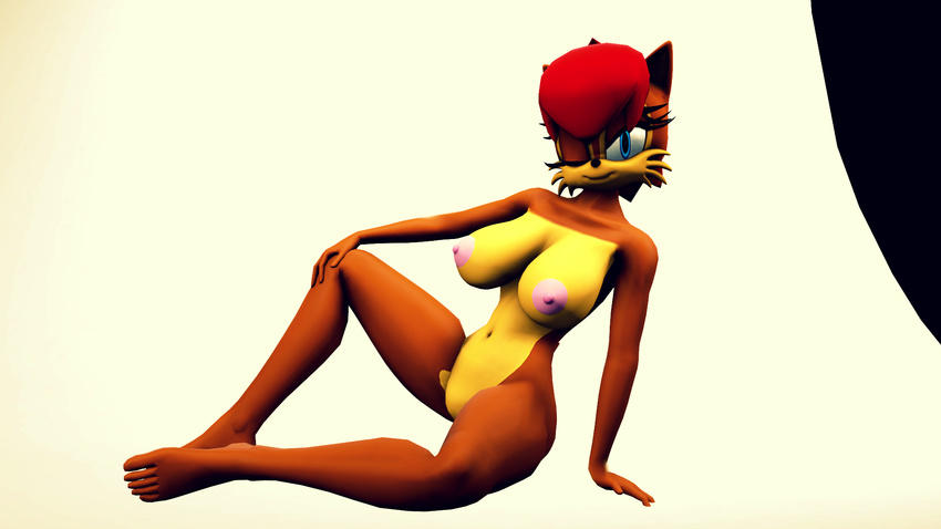 2016 3d_(artwork) anthro anthrofied areola big_breasts breasts digital_media_(artwork) female ipwnd looking_at_viewer mammal navel nipples one_eye_closed rodent sally_acorn smile solo sonic_(series) source_filmmaker spread_legs spreading squirrel wink