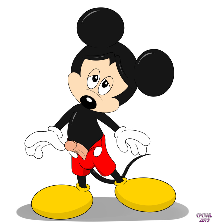 cpctail disney male mammal mickey mickey_mouse mouse penis rodent solo