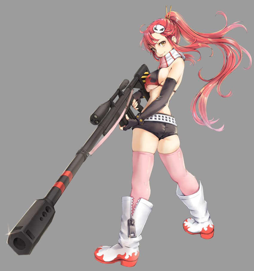 bikini_top gun tagme tengen_toppa_gurren_lagann thighhighs yoko