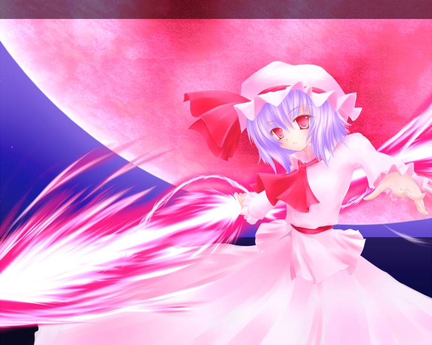 bangs looking_at_viewer remilia_scarlet shirotsuki_kouta solo spear_the_gungnir touhou