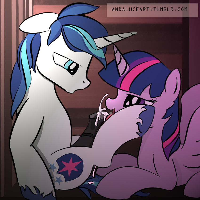 andaluce animal_genitalia animal_penis brother brother_and_sister cum cum_in_mouth cum_inside equine equine_penis female friendship_is_magic horse incest male male/female mammal my_little_pony penis pony shining_armor_(mlp) sibling sister twilight_sparkle_(mlp)