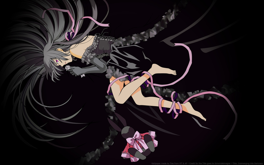 alice_(pandora_hearts) bunny dark goth-loli lolita_fashion pandora_hearts ribbons vector