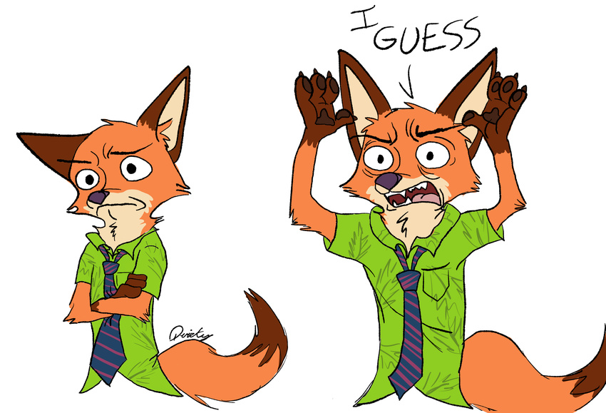 2016 anthro canine clothing costume disney fox male mammal nick_wilde quirky-middle-child zootopia