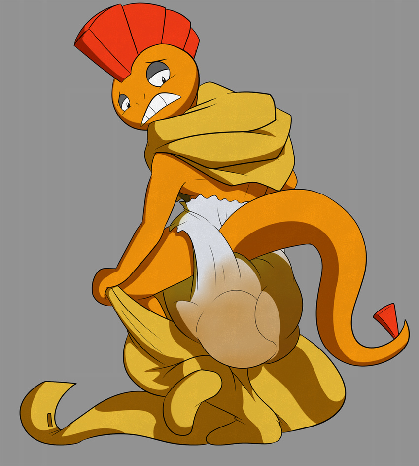 diaper feces nintendo pok&eacute;mon scat scrafty soiling video_games xepher777