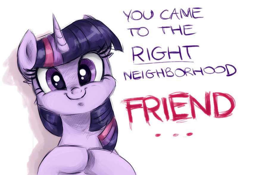 ... 2016 : buttersprinkle cute english_text equine female friendship_is_magic hair horn looking_at_viewer mammal meme my_little_pony purple_eyes simple_background smile solo text twilight_sparkle_(mlp) unicorn white_background
