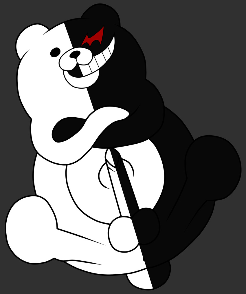 antagonist bear butt creppy cute enemy ianmata1998 invalid_color invalid_tag male mammal monokuma penis pose teddy_(disambiguation) toy