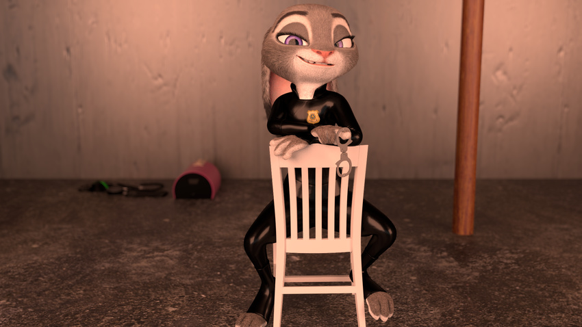 3d_(artwork) blender_(disambiguation) desire digital_media_(artwork) disney handcuffs hopps judy lagomorph mammal playing rabbit rubber shackles zootopia