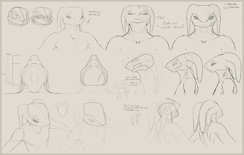 alien amphibian how-to male model_sheet petresko petresko_(character) seyloid sketch