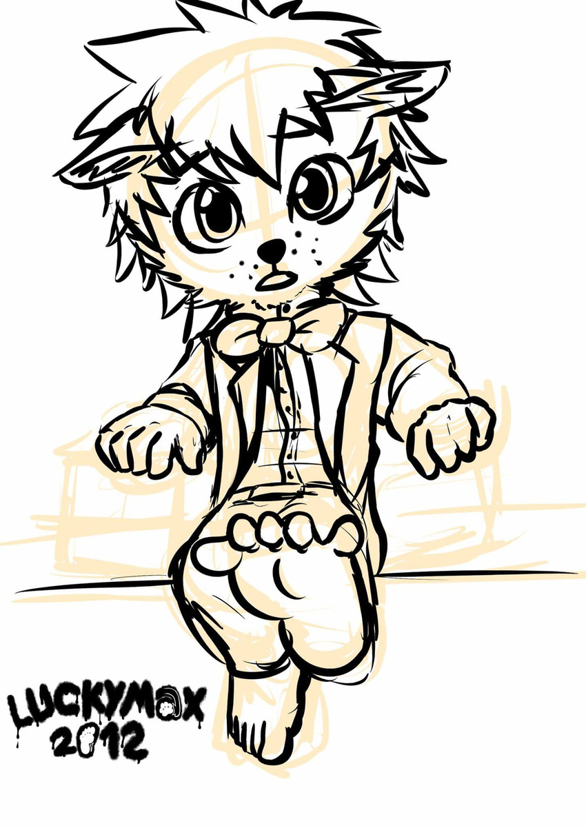 candy cat chocolate clothing cub feet feline fingers food invalid_tag male mammal paws shota suit toes young