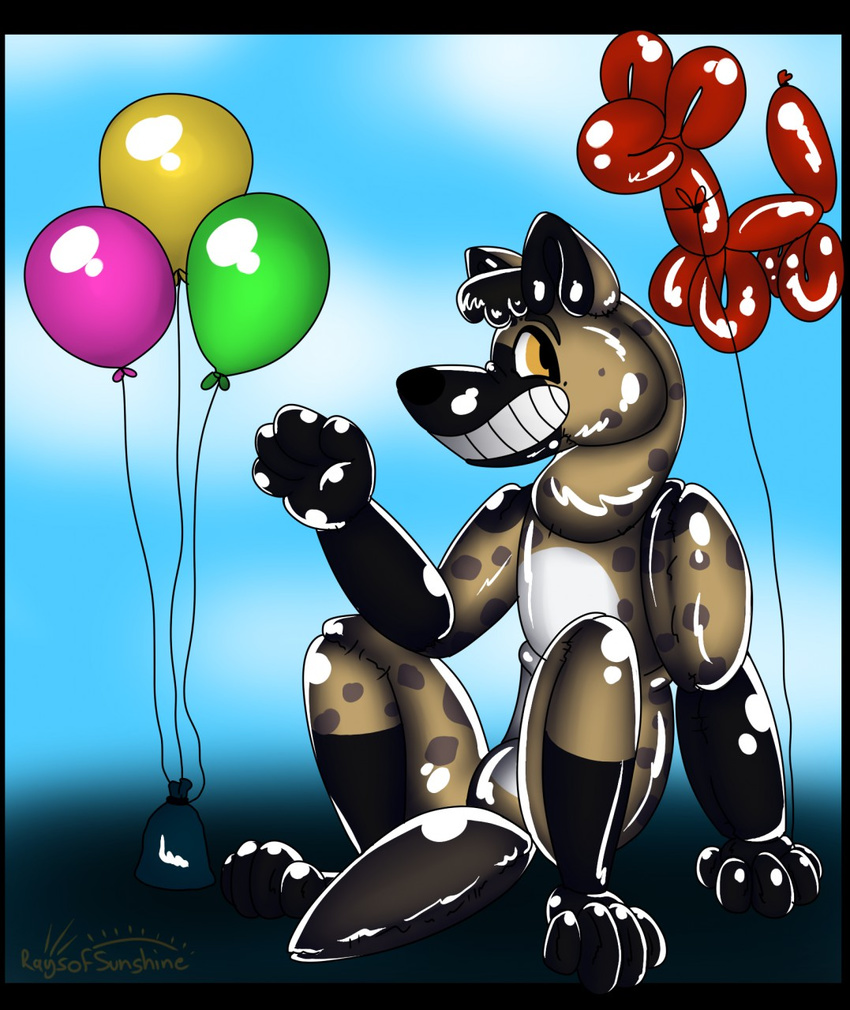 anthro anthros balloon canine hyena hyenas inflatable johnnyblanco mammal pool_toy raysofsunshine savannahhyena