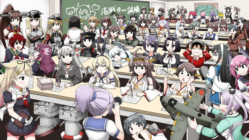 :&lt; :3 :o ;d ahoge aircraft airplane akagi_(kantai_collection) akitsu_maru_(kantai_collection) akitsushima_(kantai_collection) alternate_hair_color amatsukaze_(kantai_collection) antenna_hair aoba_(kantai_collection) arm_up backpack bag bangs bare_shoulders belt bismarck_(kantai_collection) black_eyes black_gloves black_hair black_hat black_legwear black_ribbon black_serafuku black_skirt blonde_hair blouse blue_hair blue_skirt blunt_bangs bodysuit book book_on_head braid breasts brown_hair camera capelet chalkboard chopsticks classroom closed_eyes commentary_request crescent crescent_hair_ornament crescent_moon_pin crossed_arms desk detached_sleeves diving_mask diving_mask_on_head double_bun dress dress_shirt e16a_zuiun eating elbow_gloves enemy_aircraft_(kantai_collection) eyepatch eyewear_removed fingerless_gloves flat_chest flying_boat folded_ponytail forehead_protector glasses gloves gradient_hair green_hair hachimaki hair_between_eyes hair_flaps hair_intakes hair_ornament hair_ribbon hair_tubes hairband hairclip half_updo hat headband headdress headgear hiei_(kantai_collection) high_ponytail hip_vent hiyou_(kantai_collection) holding holding_camera i-168_(kantai_collection) i-19_(kantai_collection) i-58_(kantai_collection) i-8_(kantai_collection) ikazuchi_(kantai_collection) inazuma_(kantai_collection) indoors jacket japanese_clothes jintsuu_(kantai_collection) jun'you_(kantai_collection) kaga_(kantai_collection) kantai_collection kirigakure_(kirigakure_tantei_jimusho) kirishima_(kantai_collection) kisaragi_(kantai_collection) kitakami_(kantai_collection) kongou_(kantai_collection) large_breasts leaning_back lifebuoy light_brown_hair littorio_(kantai_collection) long_hair long_sleeves looking_at_viewer looking_back looking_to_the_side low_twintails magnifying_glass maru-yu_(kantai_collection) mechanical_halo medium_breasts messy_hair midriff mikuma_(kantai_collection) military military_hat military_uniform mini_hat miniskirt mogami_(kantai_collection) multicolored multicolored_clothes multicolored_gloves multicolored_hair multiple_girls muneate murakumo_(kantai_collection) mutsu_(kantai_collection) mutsuki_(kantai_collection) nagato_(kantai_collection) naka_(kantai_collection) neckerchief necktie nenohi_(kantai_collection) nishikitaitei-chan nontraditional_miko northern_ocean_hime o_o object_on_head one-piece_swimsuit one_eye_closed ooi_(kantai_collection) ooyodo_(kantai_collection) open_hands open_mouth pale_skin paper parted_bangs peaked_cap pen pink_hair pleated_skirt ponytail purple_hair randoseru red_hair remodel_(kantai_collection) rensouhou-chan rensouhou-kun ribbon ribbon-trimmed_sleeves ribbon_trim roma_(kantai_collection) ryuujou_(kantai_collection) sailor_collar sailor_dress scarf school_swimsuit school_uniform scrunchie semi-rimless_eyewear sendai_(kantai_collection) serafuku shimakaze_(kantai_collection) shirt short_hair short_hair_with_long_locks shorts shoukaku_(kantai_collection) side_ponytail sidelocks silver_hair single_braid sitting skirt sleeveless sleeveless_shirt small_breasts smile spiked_hair swimsuit swimsuit_under_clothes taihou_(kantai_collection) tatsuta_(kantai_collection) tenryuu_(kantai_collection) thighhighs tokitsukaze_(kantai_collection) translation_request tress_ribbon tri_tails turret twintails two_side_up under-rim_eyewear uniform visor_cap wavy_hair white_gloves white_hair white_scarf white_school_swimsuit white_swimsuit wide_sleeves windsock yamato_(kantai_collection) yukikaze_(kantai_collection) yuudachi_(kantai_collection) zettai_ryouiki zuikaku_(kantai_collection) |_|