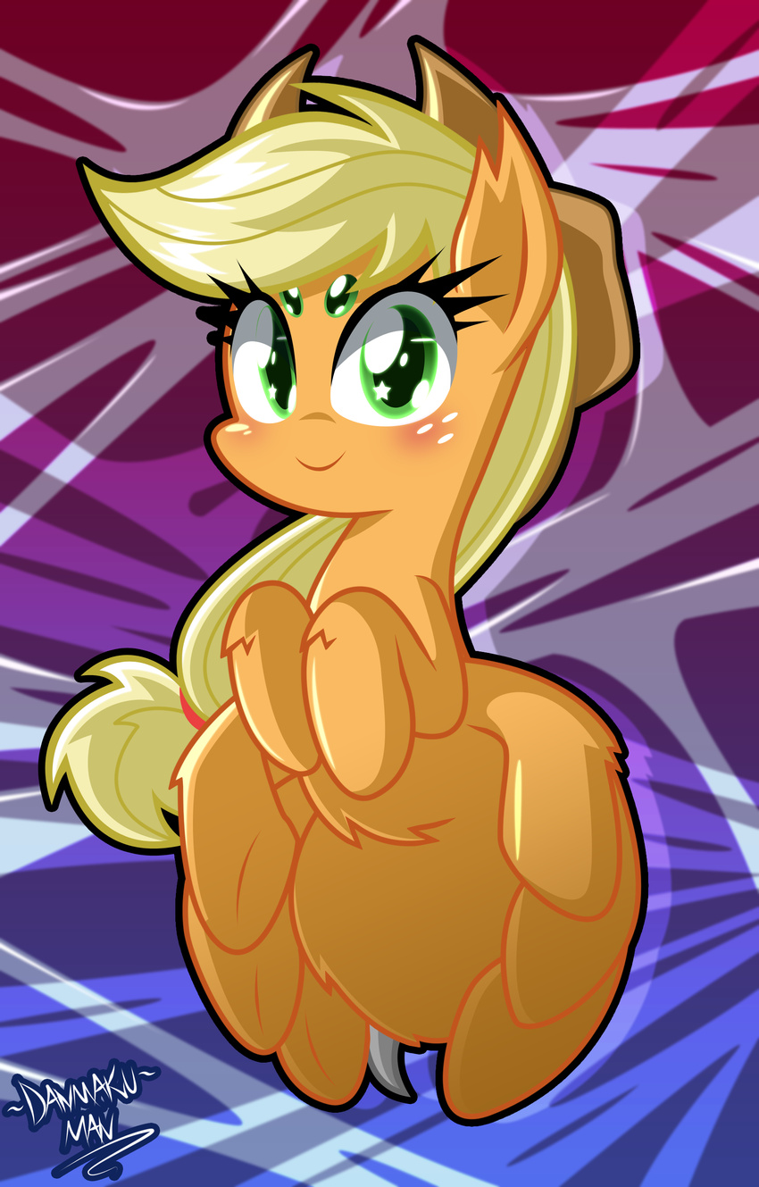 2017 4_eyes applejack_(mlp) arachnid arthropod cobweb danmakuman equine female four_eyes freckles friendship_is_magic horse hybrid mammal my_little_pony pony solo spider spidertaur