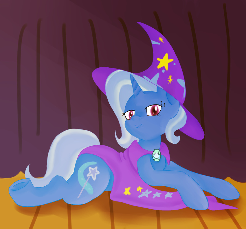 friendship_is_magic jbond my_little_pony painting trixie_(mlp) wizardski