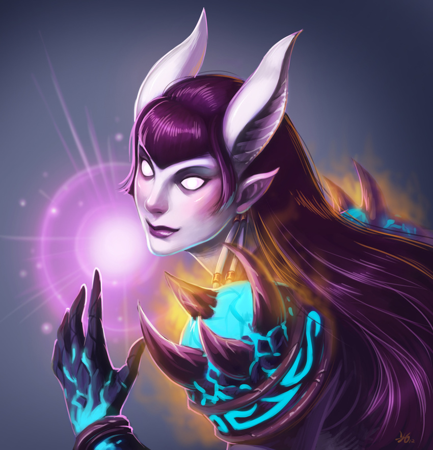 2012 armor clothed clothing digital_media_(artwork) draenei female hair humanoid long_hair magic magic_user not_furry solo video_games warcraft yulcha