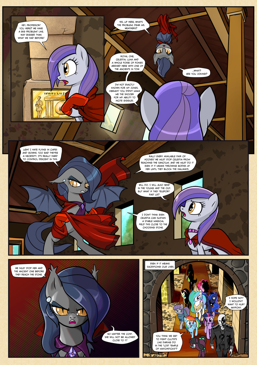 anon bat_pony clothing comic dialogue earth_pony english_text equine fan_character female fluttershy_(mlp) friendship_is_magic horse human male mammal maud_pie_(mlp) my_little_pony pegasus pencils_(artist) pinkie_pie_(mlp) pony princess_celestia_(mlp) princess_luna_(mlp) rainbow_dash_(mlp) text twilight_sparkle_(mlp) wings