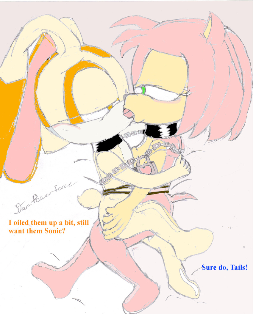 amy_rose cream_the_rabbit dar-powerforce sonic_team tagme