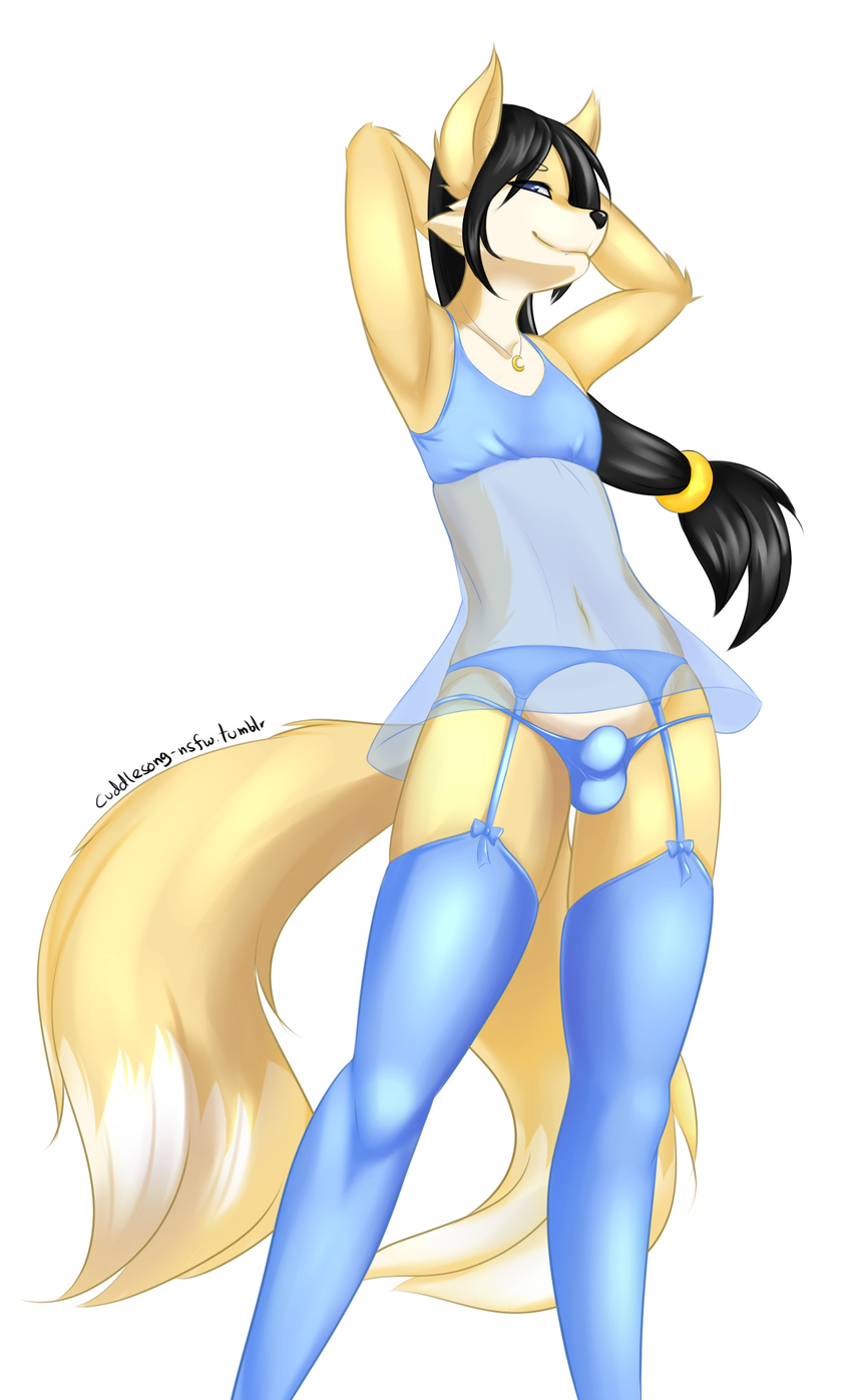 2017 anthro canine clothing girly invalid_tag male mammal metal-renamon panties tagme underwear wolf