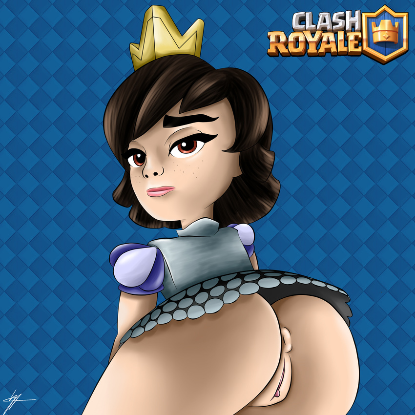 clash_royale female human mammal not_furry princess(clash_royale) solo