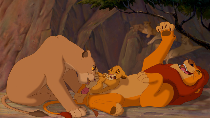 2017 anal anal_penetration balls cub disney father father_and_son fellatio female feral incest male male/female male/male mother mother_and_son mufasa oral parent penetration sarabi sex simba son the_giant_hamster the_lion_king young