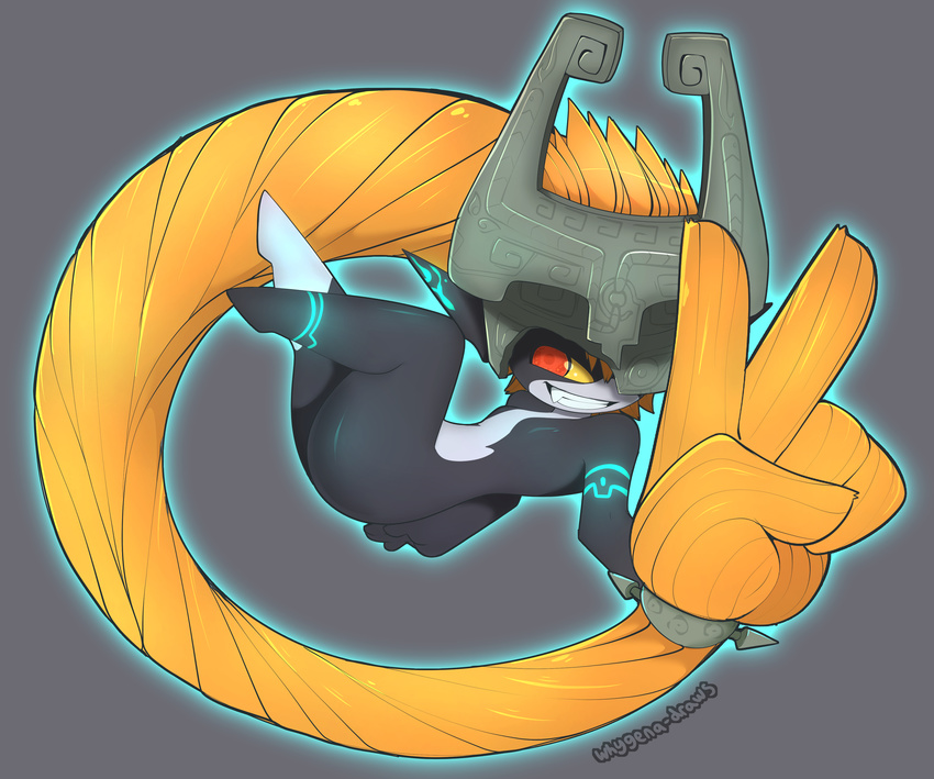 cute imp midna nintendo the_legend_of_zelda twilight_princess video_games whygena-draws