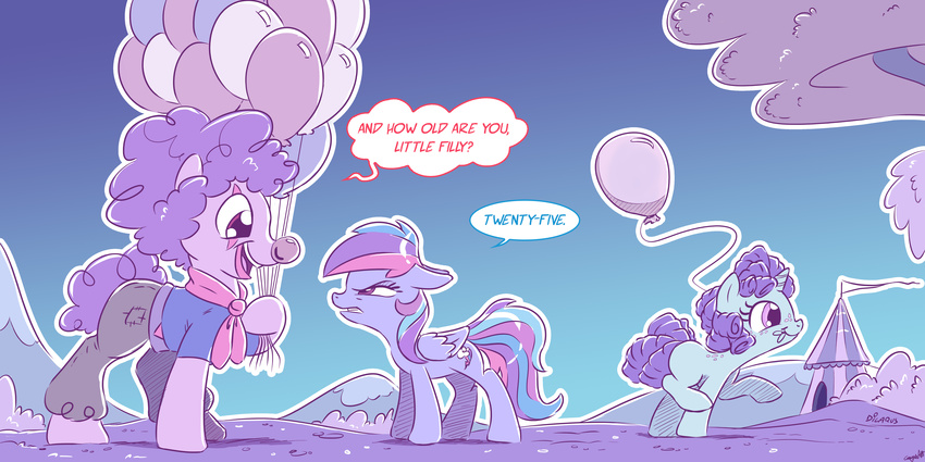 2017 balloon clown dialogue dilarus english_text equine female friendship_is_magic horn horse mammal my_little_pony pegasus pony rainbow_dash_(mlp) text unicorn wings