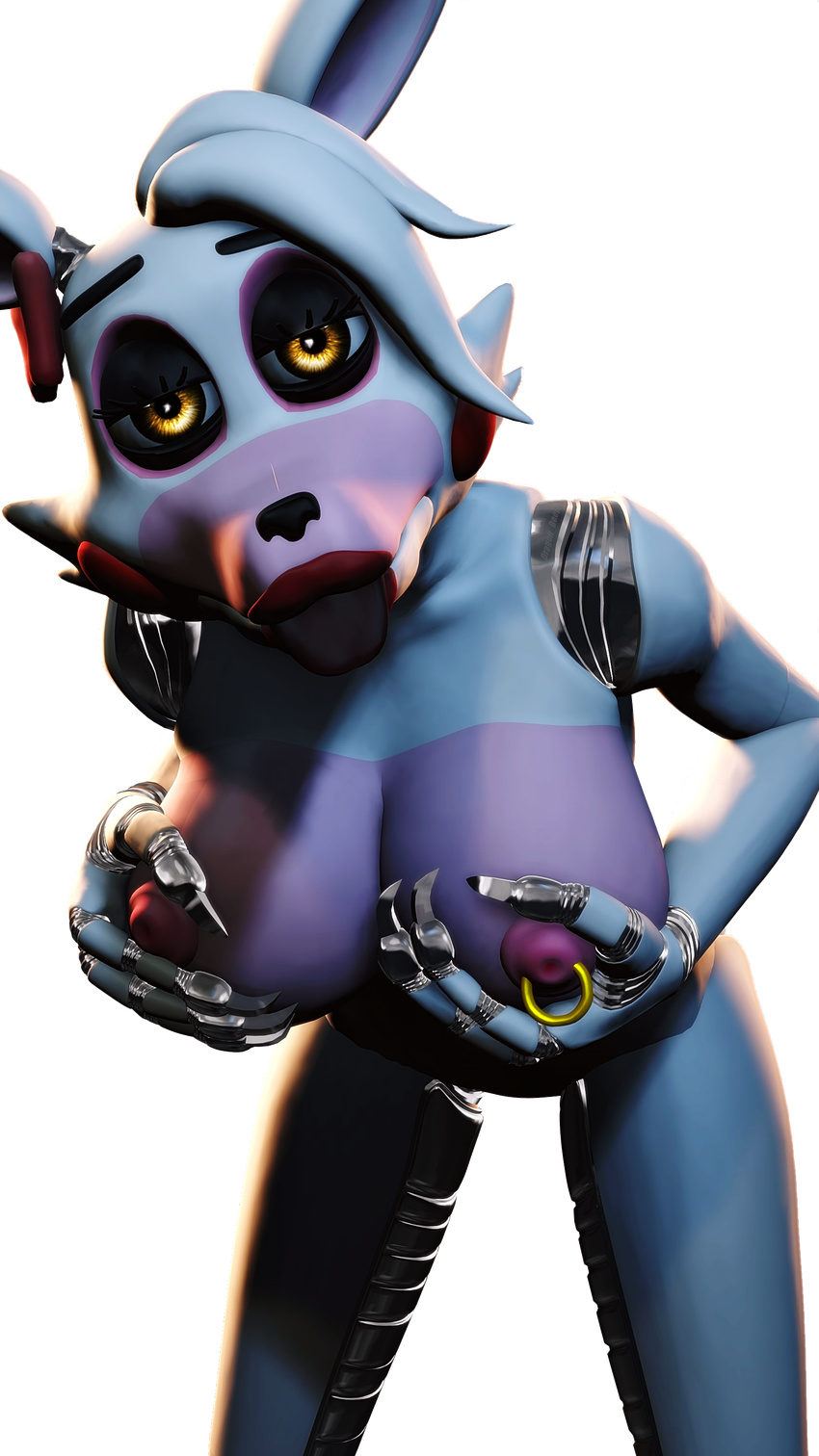 3d_(artwork) animatronic anthro blush bow breasts butt canine claws digital_media_(artwork) dragon_deep female five_nights_at_freddy's five_nights_at_freddy's_2 fox hi_res lips looking_at_viewer machine mammal mangle_(fnaf) metallic nipples nude robot solo source_filmmaker tongue video_games
